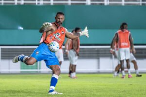 Goleiro Bruno estreia pelo Vasco-AC em jogo da Copa do Brasil 2026.