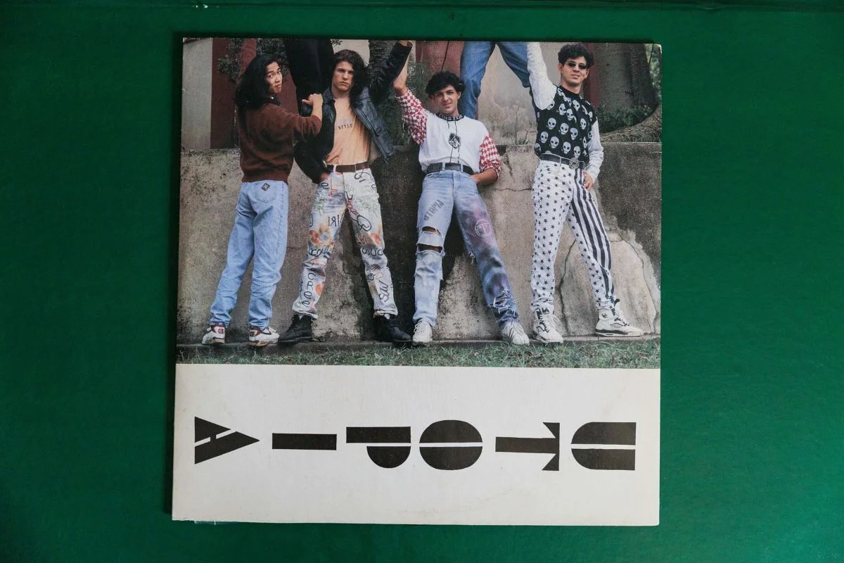 Capa do LP do Utopia, grupo anterior aos Mamonas
