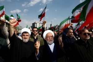 People Attend A Funeral Ceremony For The Revolutionary Guards Navy Commander Alireza Tangsiri, In Tehran