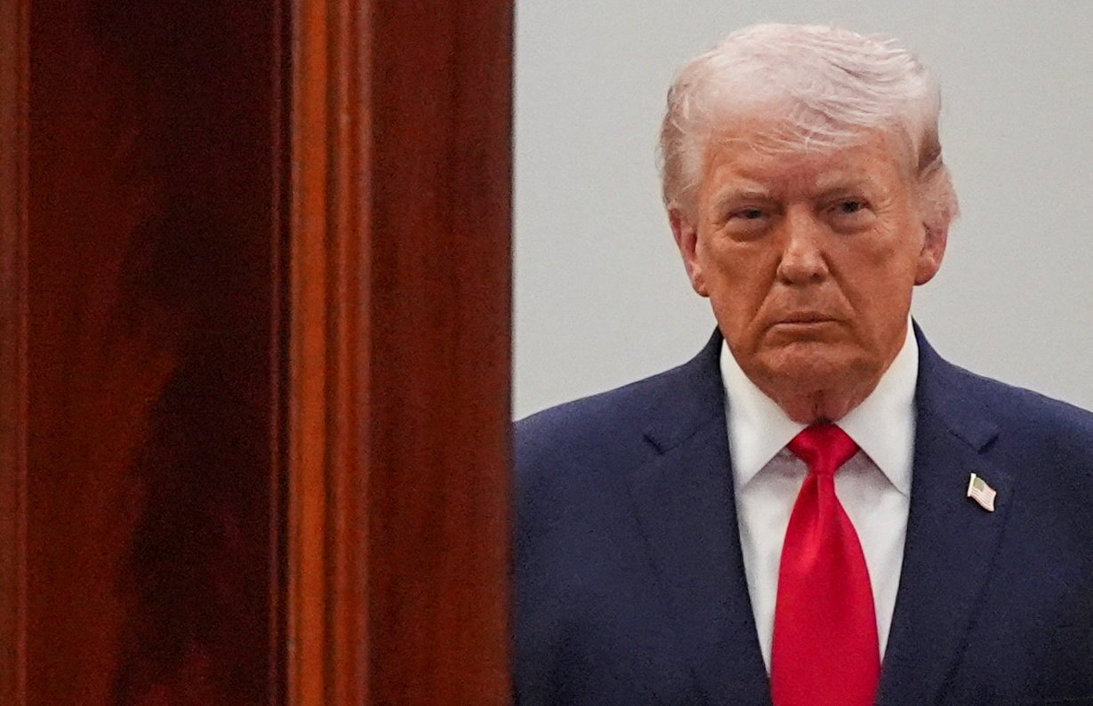 U.S. President Donald Trump Delivers An Address To The Nation About The Iran War At The White House In Washington