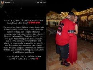 Giovanna Roque celebrou liberdade do cantor MC Ryan SP