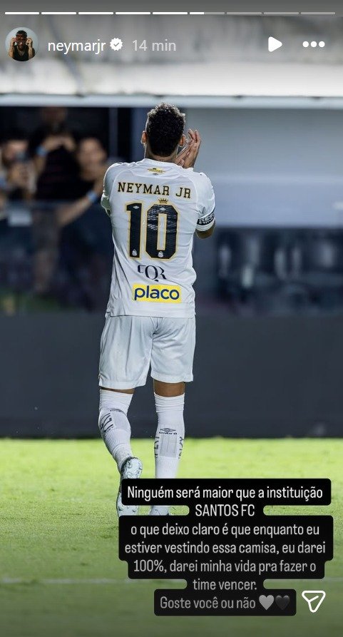 Reprodução: Instagram/@neymarjr