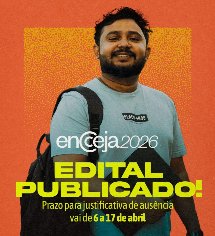Edital do Encceja 2026 é publicado; saiba prazos e regras para inscrição