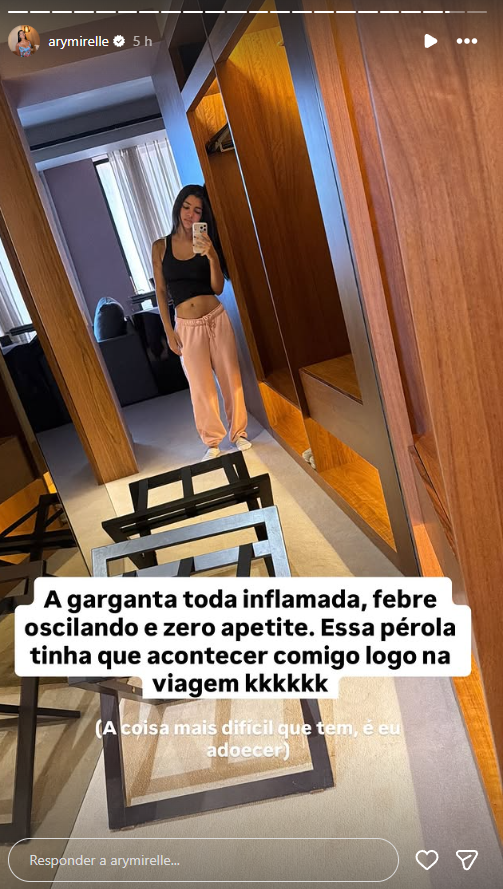 Reprodução: Instagram/@arymirelle Reprodução: Instagram/@arymirelle