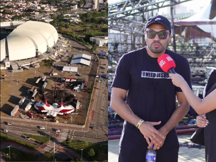 O circo funcionava desde o início de março no estacionamento da Arena das Dunas, em Natal (RN).