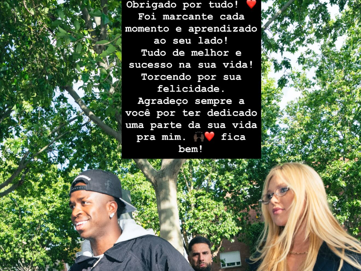 Reprodução: Instagram/@vinijr Reprodução: Instagram/@vinijr