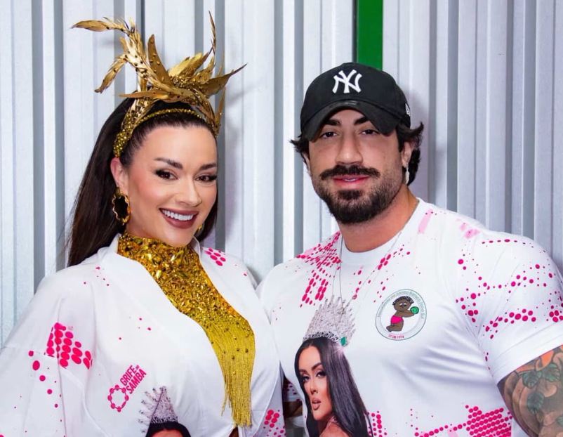 Juju Salimeni e Diogo Basaglia. Foto: Instagram Juju Salimeni e Diogo Basaglia. Foto: Instagram