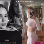 Grávida, Júlia Ribeiro surge com Mari Fernandez e mostra rotina de cuidados