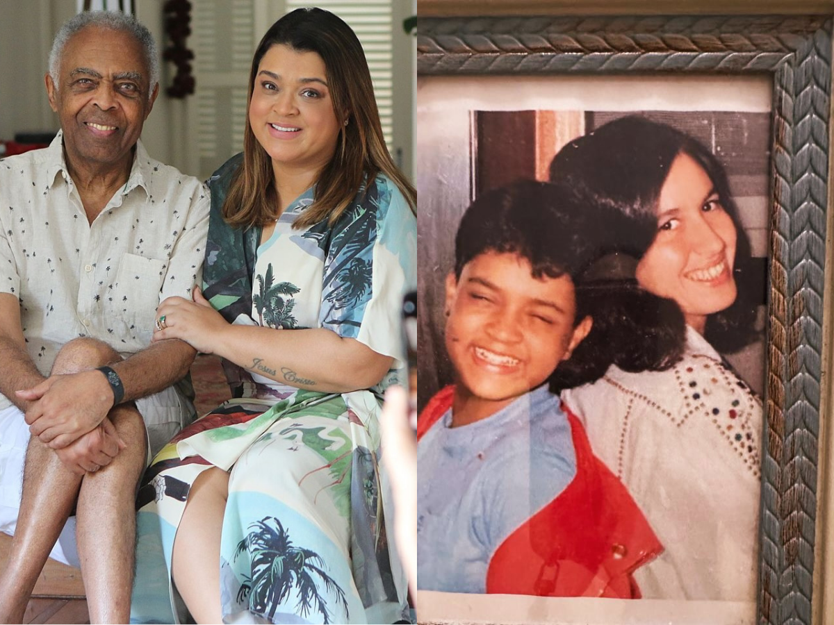 Reprodução/@gilbertogil e @floragil__ Reprodução/@gilbertogil e @floragil__