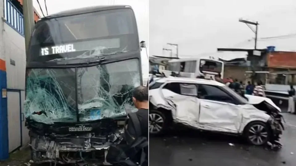 Motorista infarta e morre ao volante na Dutra; engavetamento deixa ao menos 10 feridos