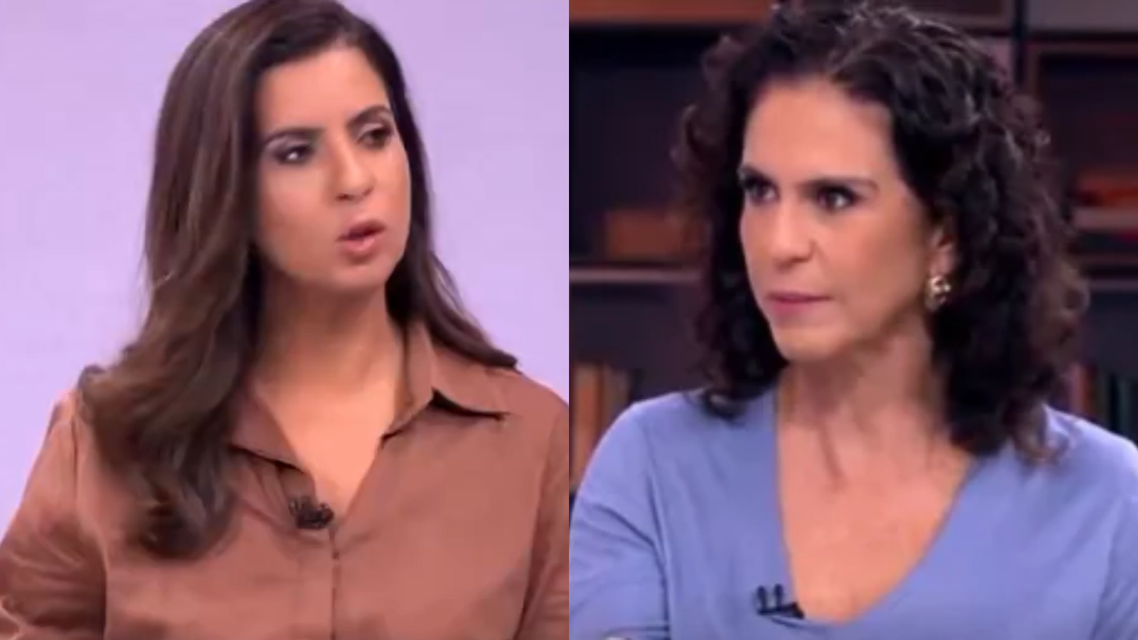 Malu Gaspar é corrigida por Camila Bomfim após informação sobre Flávio Bolsonaro e causa