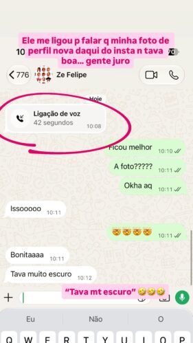 Virginia Fonseca fez o exposed de uma conversa com Zé Felipe