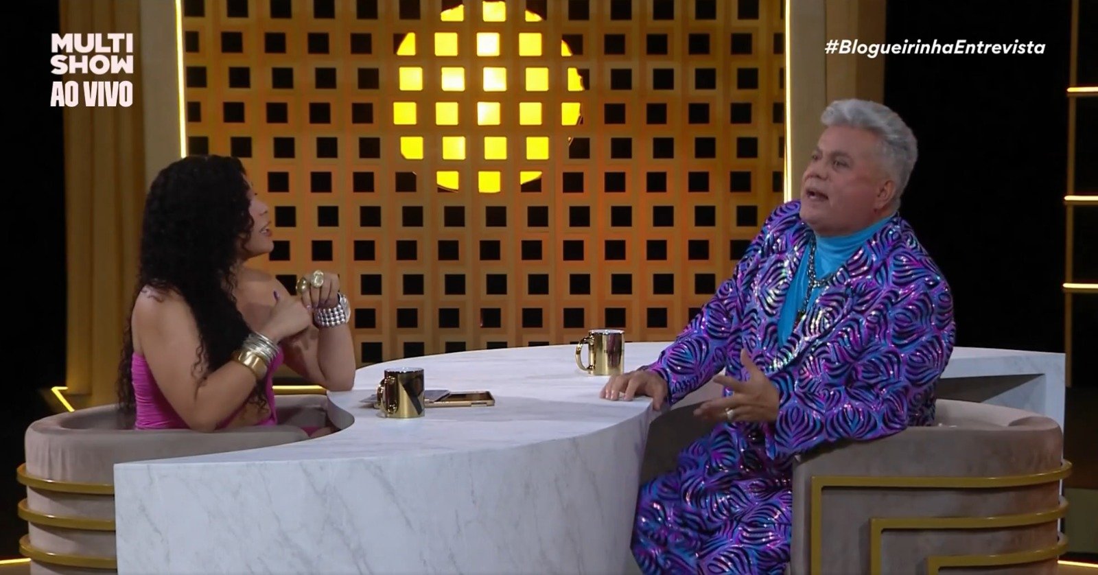Milton Cunha citou Pabllo Vittar durante entrevista com Blogueirinha. (Foto: Reprodução/ Multishow)