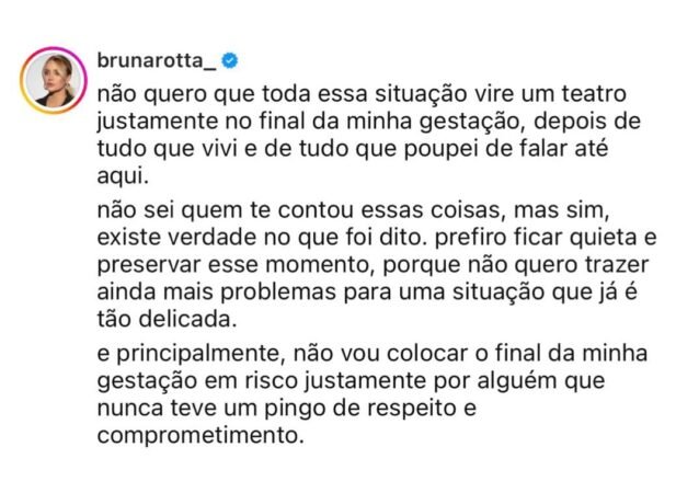 comentário bruna rotta