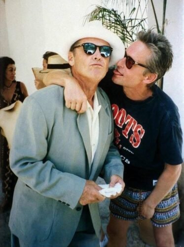 Jack Nicholson e Michael Douglas (Foto: Reprodução/ Facebook)